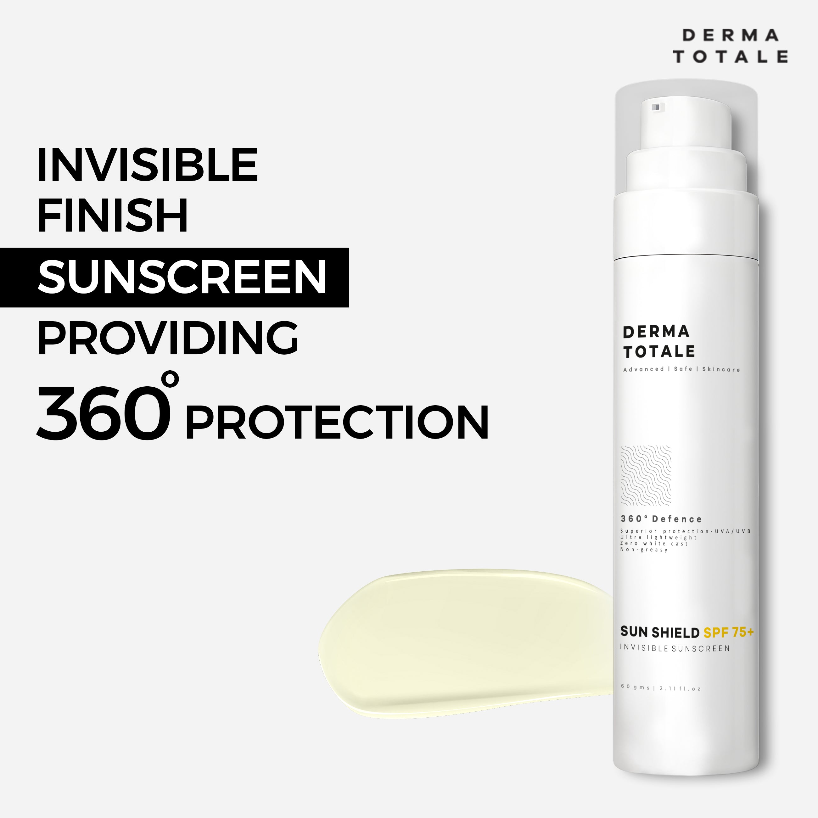Experience superior sun protection with our SPF 75+ PA+++ Sunscreen.